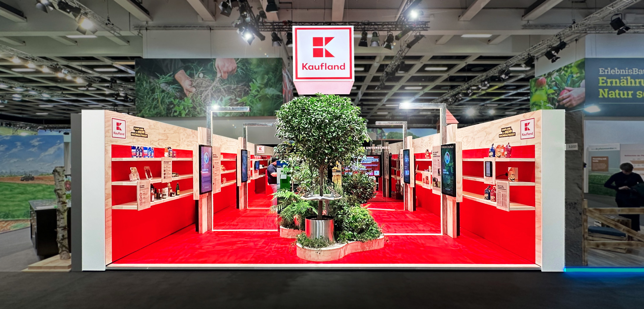 Kaufland Messestand IGW 2024 Berlin 