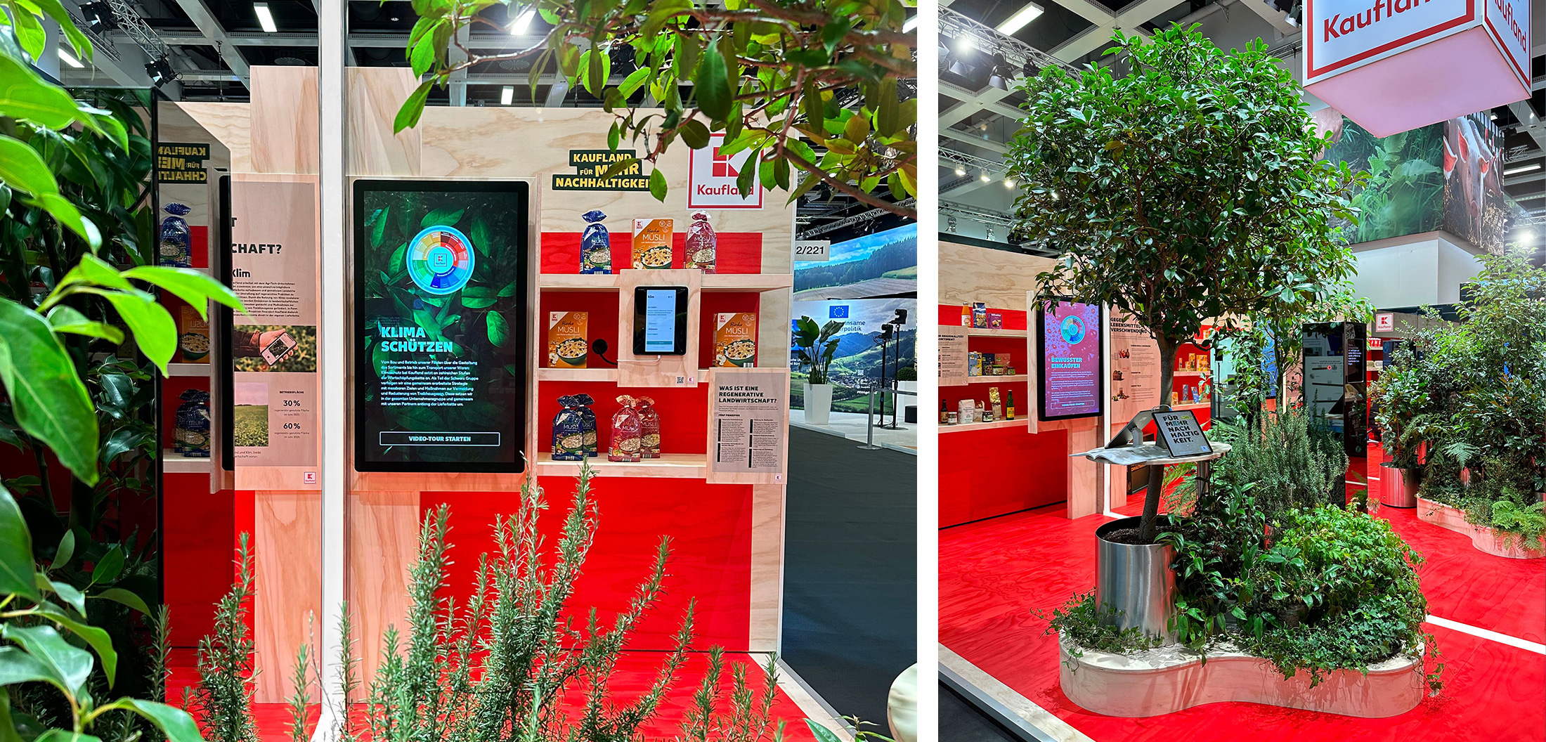 Kaufland Messestand IGW 2024 Berlin 